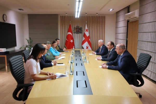 საქართველოს შინაგან საქმეთა მინისტრი თურქეთის რესპუბლიკის საჰაერო ძალების შეფასებისა და ინსპექტირების დირექტორს შეხვდა