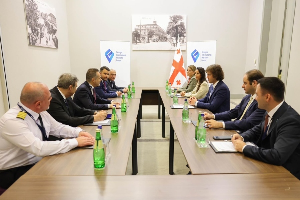 ირაკლი კობახიძე Columbia Group-ის პრეზიდენტს და აღმასრულებელ დირექტორს, ანდრეას ჰაჯიპეტრუს შეხვდა