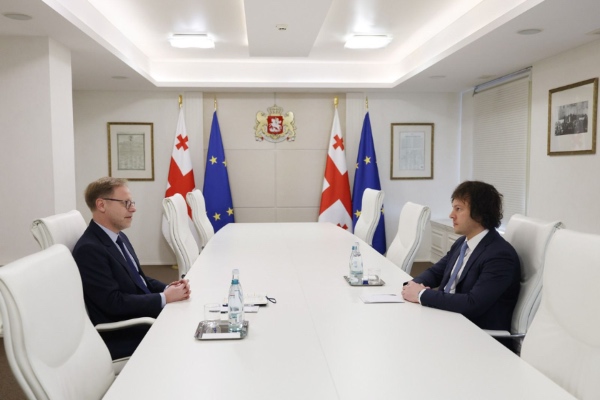 პრემიერ-მინისტრი საქართველოში საფრანგეთის ელჩს შეხვდა