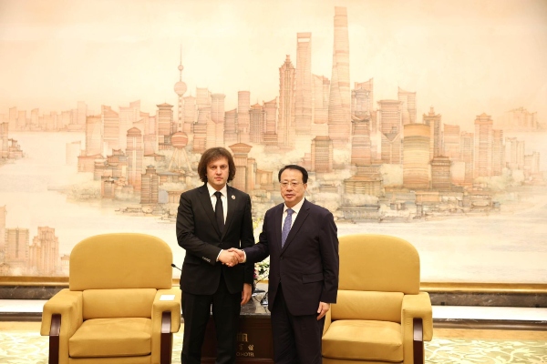 საქართველოს პრემიერ-მინისტრი შანხაის მერს შეხვდა