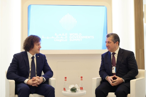 ირაკლი კობახიძე ერაყის ქურთისტანის რეგიონული მთავრობის პრემიერ-მინისტრ მასრურ ბარზანის შეხვდა