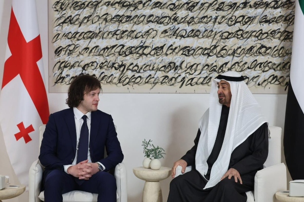 ირაკლი კობახიძე არაბთა გაერთიანებული საამიროების პრეზიდენტს, შეიხ მოჰამედ ბინ ზაიედ ალ ნაჰიანს შეხვდა