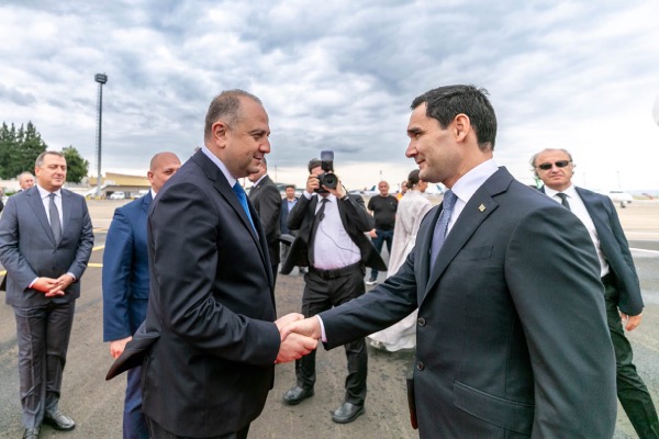საქართველოში თურქმენეთის პრეზიდენტის, სერდარ ბერდიმუჰამედოვის ოფიციალური ვიზიტი დაიწყო