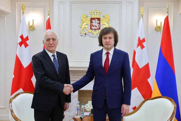 საქართველოს პრემიერ-მინისტრი სომხეთის პრეზიდენტს შეხვდა