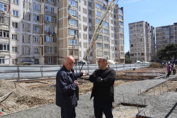 სამგორის რაიონში რეკრეაციული სივრცის მოწყობის სამუშაოები გრძელდება