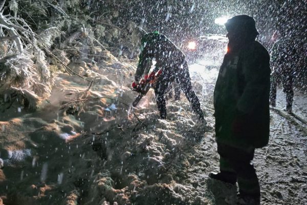 სამგორის რაიონში უხვი ნალექის გამო გზების გაწმენდითი სამუშაოები ინტენსიურ რეჟიმში მიმდინარეობს