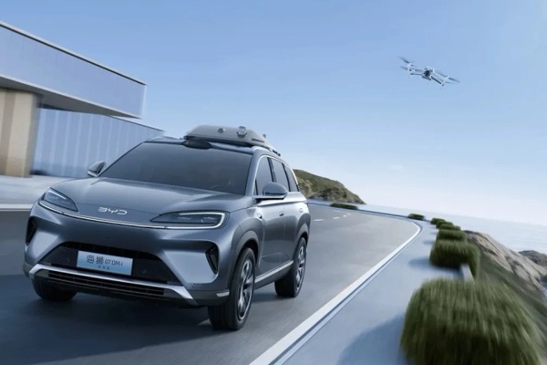 BYD-ის ავტომობილები DJI-ის დრონებით აღიჭურვება