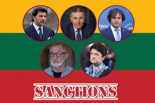ივანიშვილი, კობახიძე, კალაძე, წულუკიანი, ხაინდრავა… - ლიეტუვა 102 სანქცირებულის სიას ასაჯაროებს