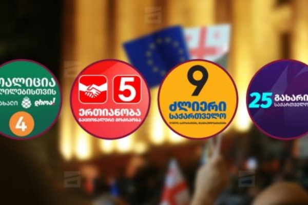 ეუთო/ოდირის დასკვნა ხელახალი არჩევნების საფუძველია - ოთხი ოპოზიციური გაერთიანების განცხადება