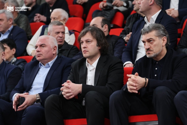 ირაკლი კობახიძე საქართველოსა და ბოსნია-ჰერცეგოვინის ხელბურთელთა ეროვნული ნაკრებების თამაშს დაესწრო