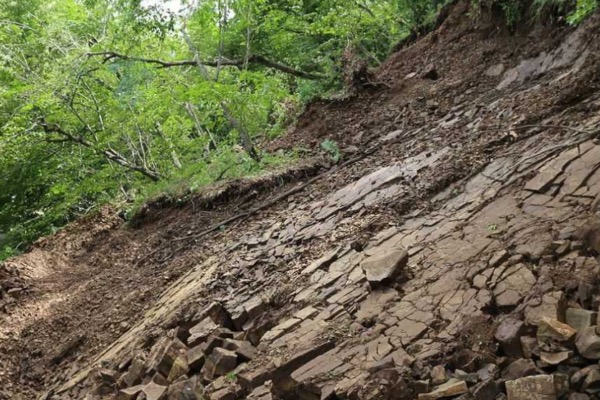 სოფელ ჭუბერთან ავტოტრანსპორტის მოძრაობა აკრძალულია