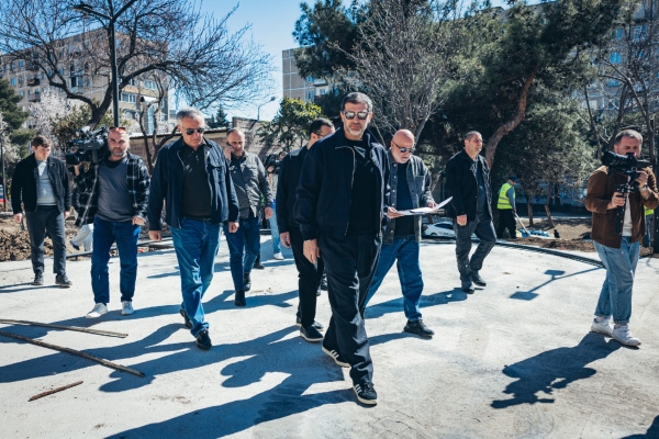 სამგორში, ვარკეთილის III მასივში სკვერი ეწყობა