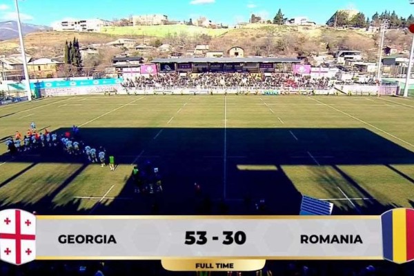 საქართველოს მორაგბეთა ეროვნულმა ნაკრებმა რუმინეთის ნაკრები 53:30 დაამარცხა