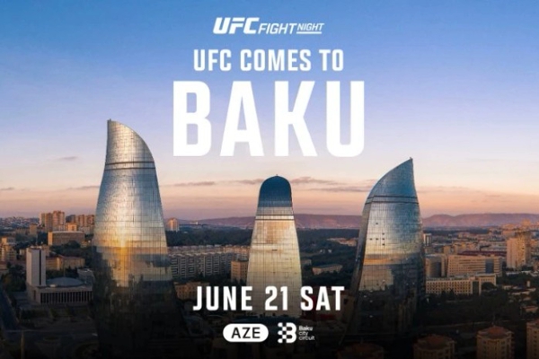 21 ივნისს ისტორიაში პირველად UFC Fight Night-ს ბაქო უმასპინძლებს